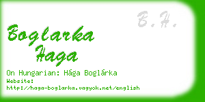 boglarka haga business card