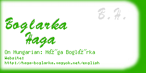 boglarka haga business card